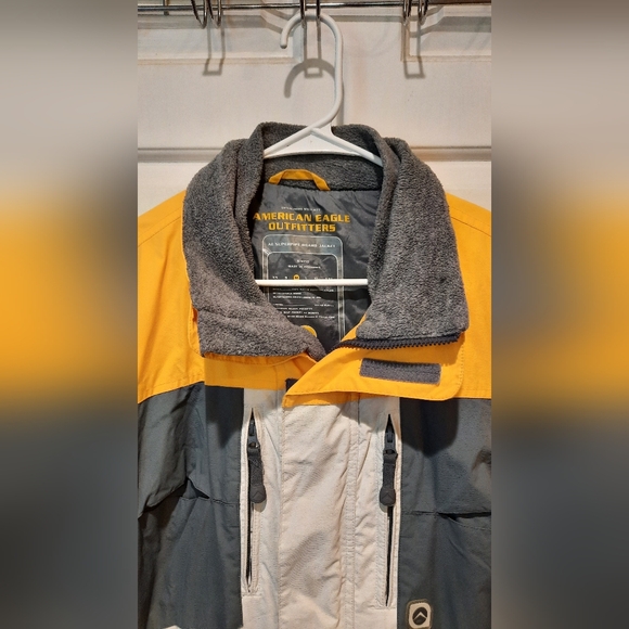 American Eagle Outfitters Yellow/Gray Winter Ski Jacket size Medium - Picture 4 of 15